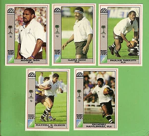 #D557. Tarjetas de la Copa Mundial de la Unión de Rugby de Fiji 1991 - Imagen 1 de 1