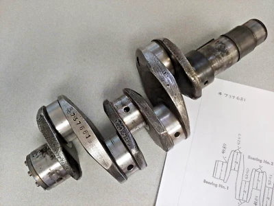 MUY BONITO CIGÜEÑAL ORIGINAL USADO ORIGINAL PORSCHE 356A 356B 737681 .25/.25 Foto 1 de 4