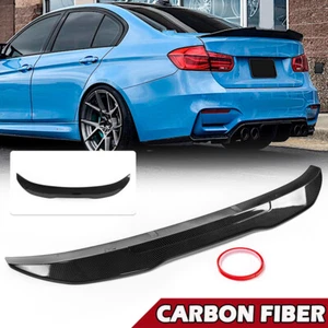 Carbon For 2015-2018 BMW F80 M3 & 12~18 F30 PSM Duckbill Trunk Spoiler Wing Lip - Picture 1 of 9