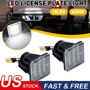 For Toyota Tacoma 2016-2019 Full LED License Number Plate Lights Lamps White Kit - Picture 1 of 12
