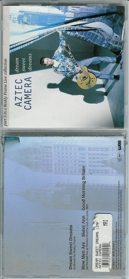 Aztec Camera Dream Sweet Dreams UK CD Pt 2 Foto 1 de 1