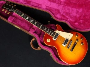 Gibson 1975 Les Paul Deluxe Cherry Sunburst USA Vintage Electric Guitar MOD - Picture 1 of 12