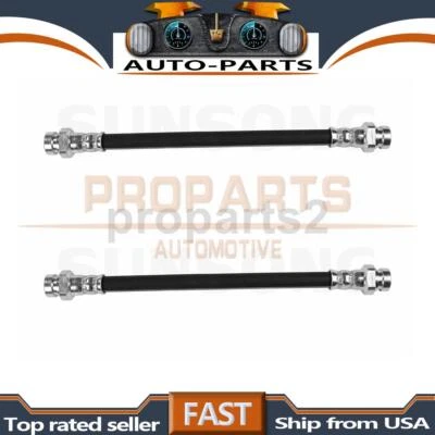2x Línea de manguera de freno Sunsong inferior delantera para Dodge Ram 50 2,0 L 4x4 1987-1989 Foto 1 de 4