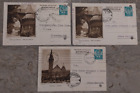 Jugosławia ok. 1935 Serbia 3 ilustrowane kartki pocztowe papeteryjne