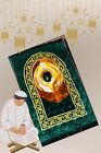 Extra Cushioned Prayer Mats Thick Padded Muslim Janamaz Non Slip 80 x 120cm