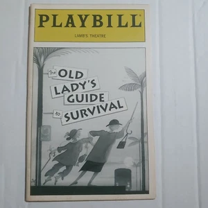 June Havoc Playbill The Old Lady's Guide to Survival Shirl Bernheim Alan Mandell - Picture 1 of 6
