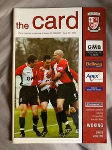 Woking v Grays Athletic - Nationwide Conference 2006/07 Programme - Picture 1 of 1