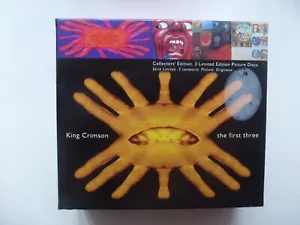KING CRIMSON - THE FIRST THREE 3X NM CDS LIMITED EDITION 1993 EU - Foto 1 di 5