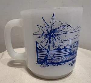 Vintage Glasbake Hawaii Coffee Mug Cup Design by DODGE - Picture 1 of 5