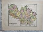1884 Schottische Landkarte Dumfries Shire Johnstone Closeburn Mutterschafe