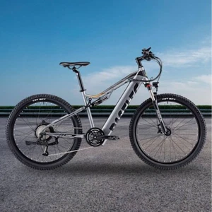 Paselec Electric Mountain Bike 27.5'' Bicycle Commuter e-bike 1000W Peak 8 Speed - Picture 1 of 12