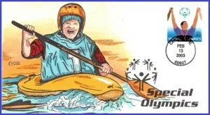 USA8 #3771 U/A COLLINS HAND PAINTED FDC   Special Olympics - Picture 1 of 1