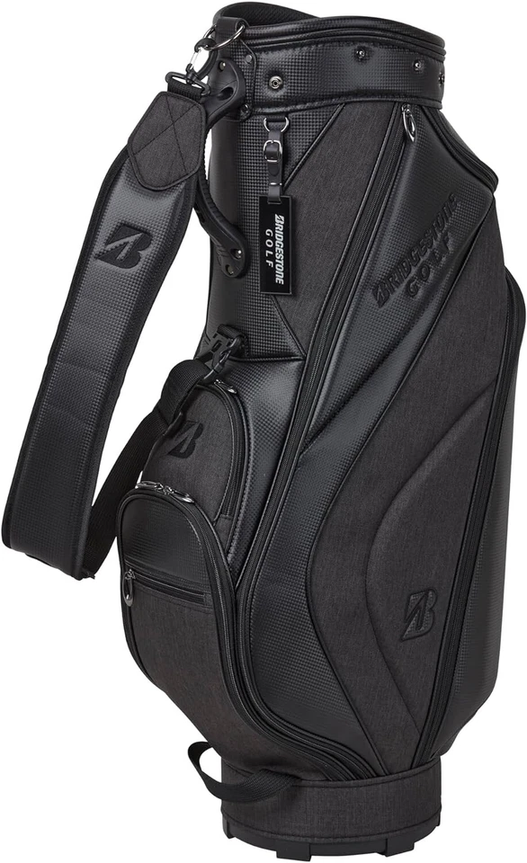 Bolsa de golf para hombre BRIDGESTONE BÁSICA 9 x 47 pulgadas 2,9 kg negra brezo CBG422 Foto 1 de 1