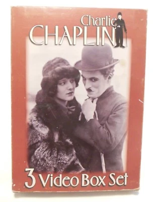 Charlie Chaplin VHS Box Set 3 Video Box Set Classic Comedy 1992  - Image 1 of 4