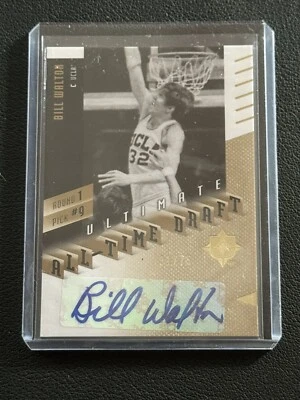 2010 Ultimate Collection Bill Walton All Time Draft Autograph Auto #31/75 - Image 1 of 2
