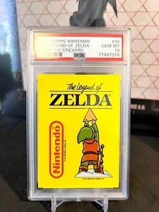 ⭐️ 1989 TOPPS NINTENDO THE LEGEND OF ZELDA #32 PSA 10 GEM CARD LOW POP 🔥 - Picture 1 of 3