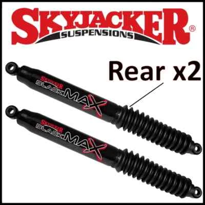 Skyjacker Black Max Shock Rear Pair for 2009-2018 Dodge Ram 1500 - 3"-4" Lift - Image 1 of 4