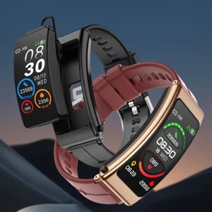 2 in 1 Smart Watch With Earbuds Bluetooth Health Fitness Smartwatches Headsets - Picture 1 of 21
