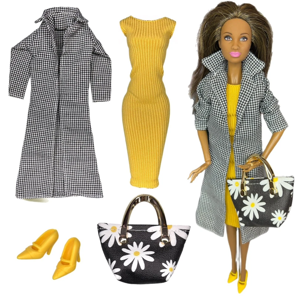 Eledoll Clothes Deluxe Fashion Pack for 12 inch Fashion Doll "Honey & Daisy" Set