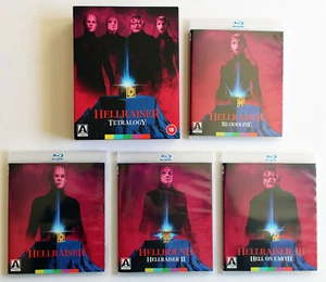 HELLRAISER TETRALOGY 4-Disc Blu-Ray Boxset ARROW VIDEO Region B Import - Picture 1 of 4