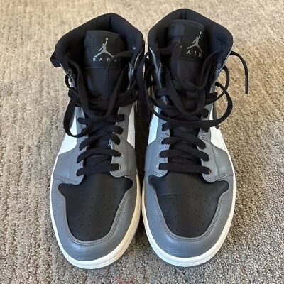 Nike Air Jordan 1 Retro Alto Para Hombres Raro Aire Fresco Gris Zapatos Talla 10 Foto 1 de 4