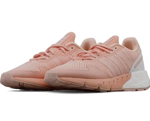 Adidas Originals ZX 1K Boost W Damen Größe US 7 Sneaker Pink Weiß H69038 Neu - Bild 1 von 6