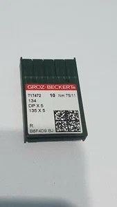 GROZ-BECKERT INDUSTRIAL SEWING MACHINE NEEDLES DP X 5 SIZE 75/11 THICK SHANK - Picture 1 of 1