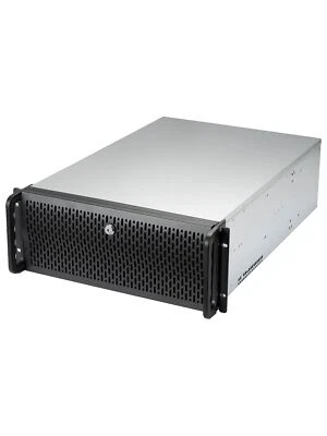 Estuche de montaje en rack para chasis de servidor Rosewill 4U | 15 bahías de disco duro de 3,5" | Compatible con E-ATX... Foto 1 de 4