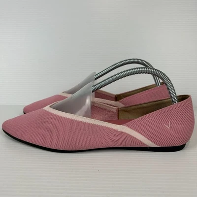 Vivaia Shoes Women's Size 40 Pink Pointed Toe Flats Slip On - Image 1 of 4
