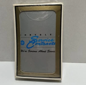 Chrysler gemaco playing cards Vintage Bridge New Old Stock - Picture 1 of 6