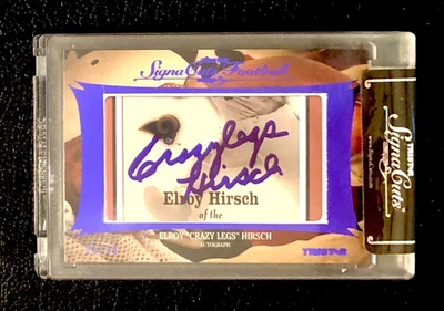 Elroy “Crazy Legs” Hirsch 2012 Tristar Signacuts Cut Autograph Rams #NNO 05/10 - Image 1 of 2