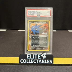 Team Rocket Returns - Dark Pupitar 40/109 lámina inversa - PSA 9 - Imagen 1 de 2