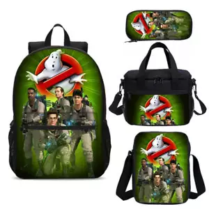 Lotto zaino scuola grande Ghostbusters Comics bambini borsa pranzo insolita custodia penna - Foto 1 di 19