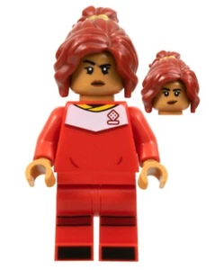 LEGO Minifigur Idee141 - Fußballspieler rot Kit 21337 - Bild 1 von 1