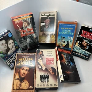 8 Mixed Bundle Lot Of Classic VHS Video Tapes Action Movies - Picture 1 of 9
