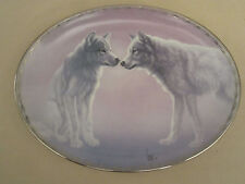 Wolf Collector Plate Tender Advances Lee Cable Nature'S Tenderness #3 Wolves