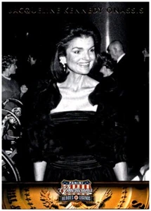 2012 Panini Americana Heroes & Legends #102 Jacqueline Onassis - FREE SHIPPING! - Picture 1 of 2