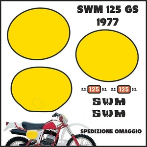 SWM gs 125 1977 - 1978 kit adesivi - Foto 1 di 1