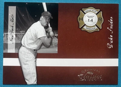 2005 Donruss Classics Home Run Heroes /1000 Duke Snider #HR-4 HOF New York METS - Image 1 of 3