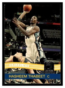 2010 Donruss  #96 Hasheem Thabeet - Memphis Grizzlies - Picture 1 of 2