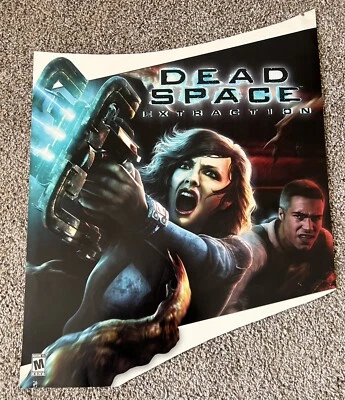 Damaged - Dead Space Extraction Gamestop Huge Banner Store Display Poster Wii - Image 1 of 2