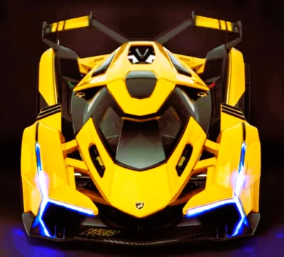 Lamborghini Race Car HyperCar Concept Custom Built Metal Body1:18SCALE MODEL - Image 1 of 4