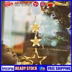 3 Pack Christmas Curtain Light Warm White Window Hanging Light with Suction Cup
