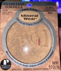 Physicians Formula Face Powder Talc-Free Mineral Wear 2415 Light Bronzer .3 0z - Picture 1 of 4