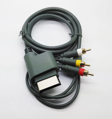 1.8 Meter AV Cord Composite AV Cable RCA Cable Lead For XBOX 360 XBOX360 - Image 1 of 4