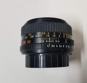 Minolta MD 1.7/50mm f/1.7 50mm 1:1.7 Lens with Cap