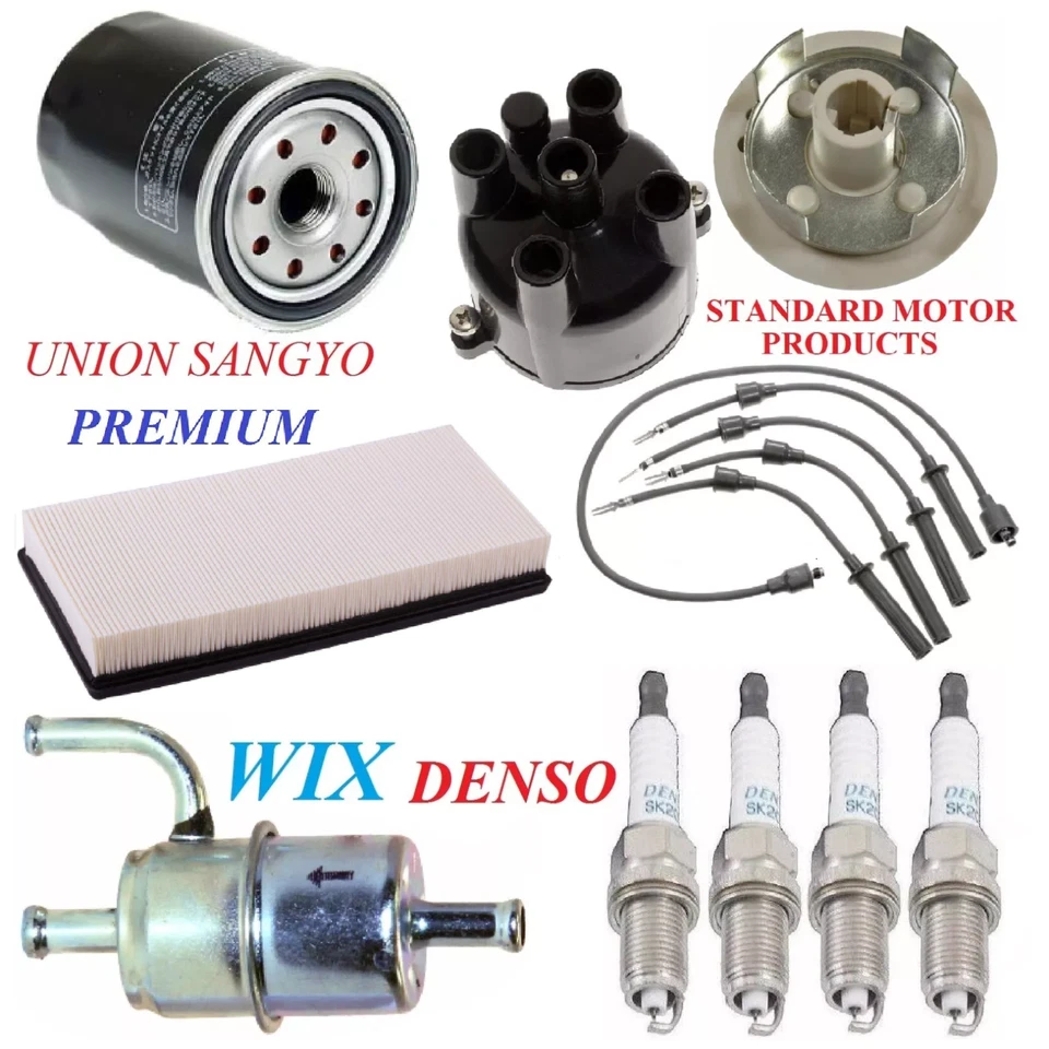 Tune Up Kit Filters Cap Wire Spark Plugs For CHRYSLER LEBARON L4 2.2L 1982-1983 - Image 1 of 1