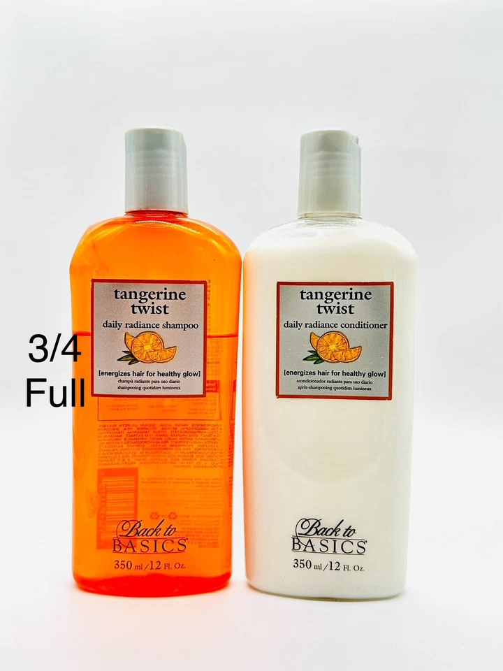 Back To Basics Tangerine Twist Daily Radiance Shampoo & Conditioner 12 Oz- Flaw - Image 1 of 1