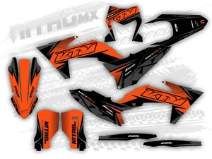 Kit de gráficos para calcomanías KTM EXC EXC-F XC-W XCF-W 125 250 350 450 500 2024 2025 - Imagen 1 de 1