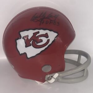 BOBBY BELL "HOF 83" Autographed Kansas City Chiefs Signed Mini Helmet Tristar